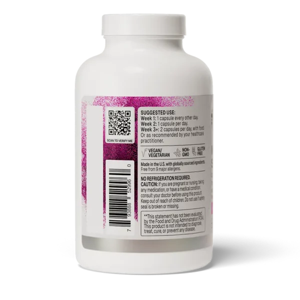 MegaSporeBiotic 180 Suggested Use Side