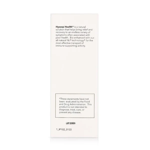 Hyssop Health™ Label 1