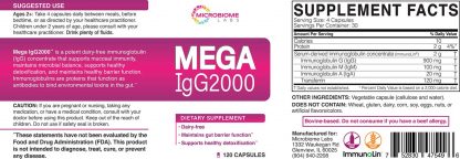 Mega IgG2000 label