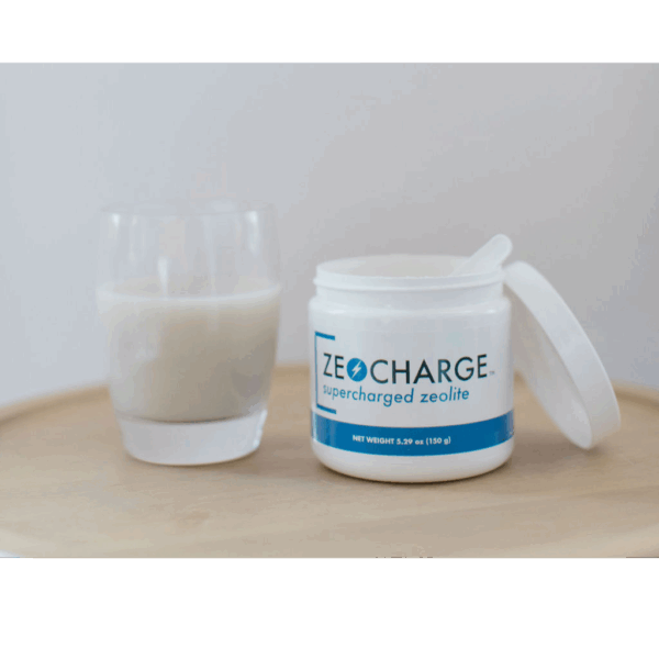 ZeoCharge zeolite mixed in Water